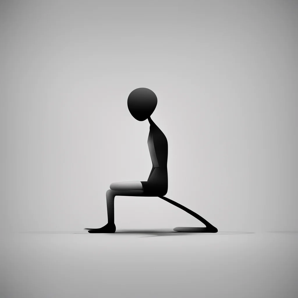 aistickman on his knees