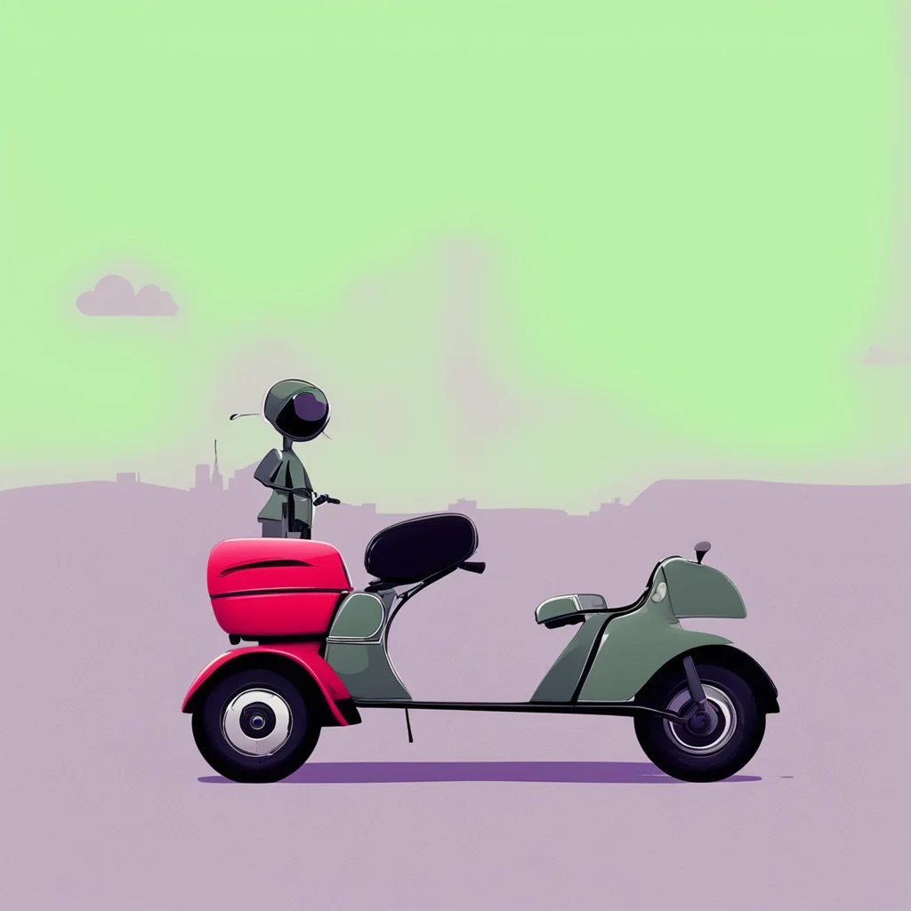 aistickman puts scooter in the trunk amazing awesome portrait 2