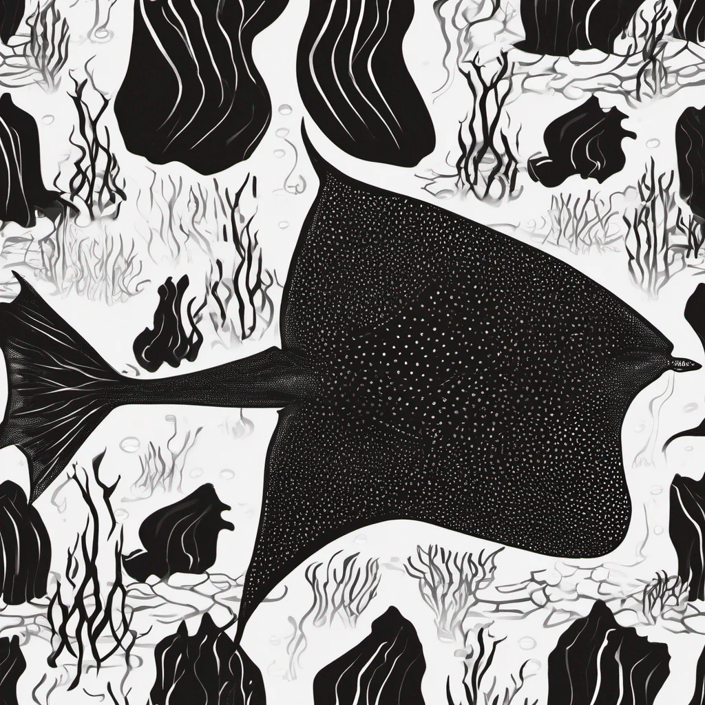 stingray fish black amazing awesome portrait 2