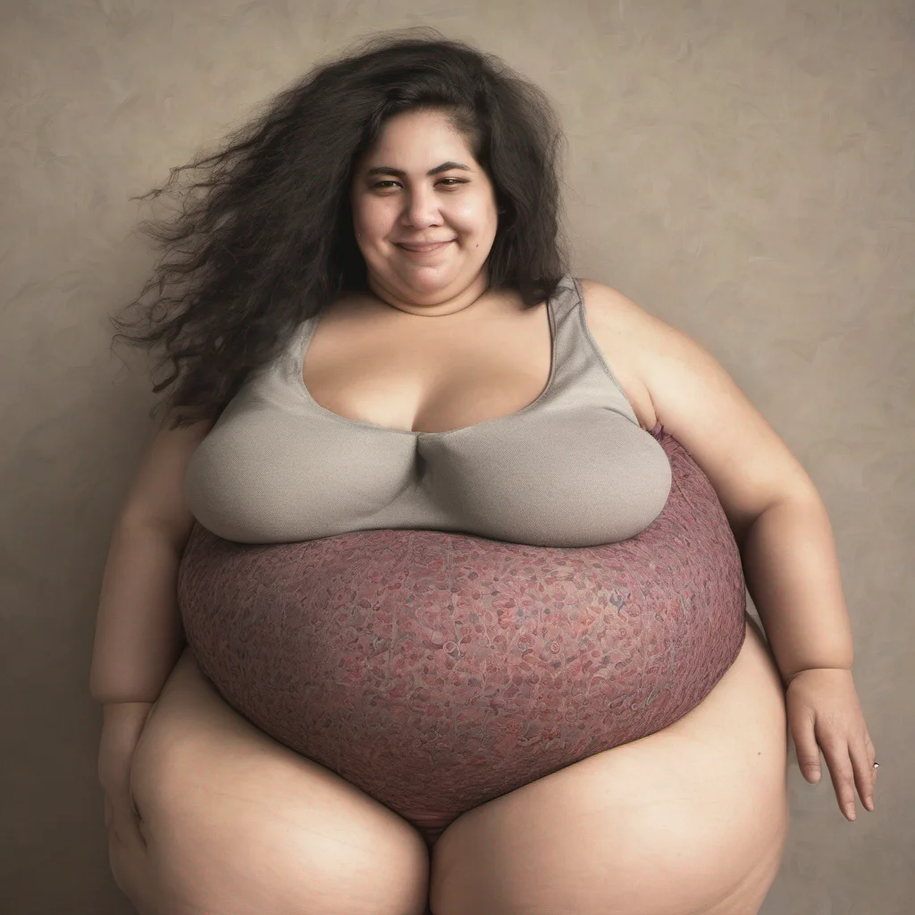 stuffed belly woman confident engaging wow artstation art 3