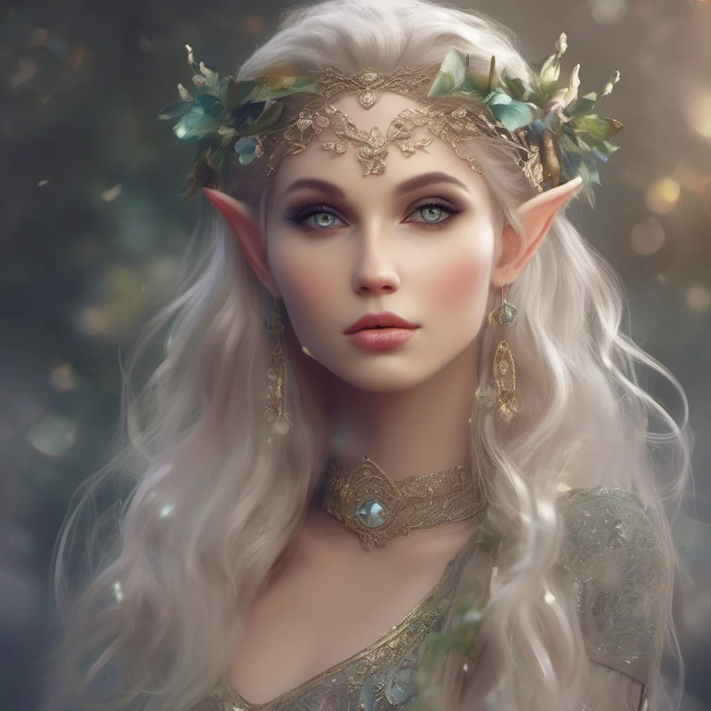 stunning elf beautiful princess portrait captivating fantasy wonderful trending confident engaging wow artstation art 3