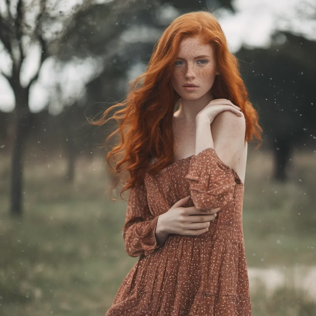 stunning freckled redhead girl good looking trending fantastic 1
