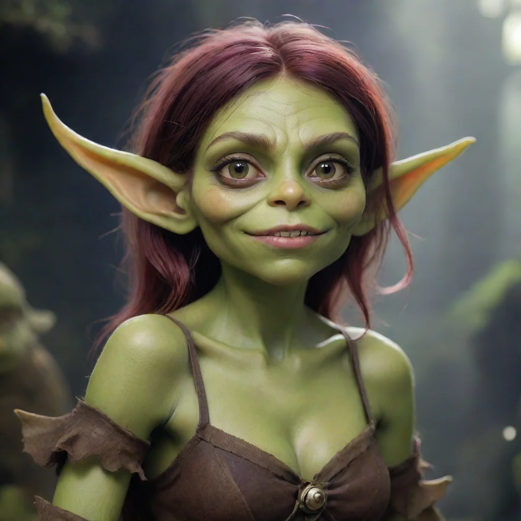 stunning goblin girl 