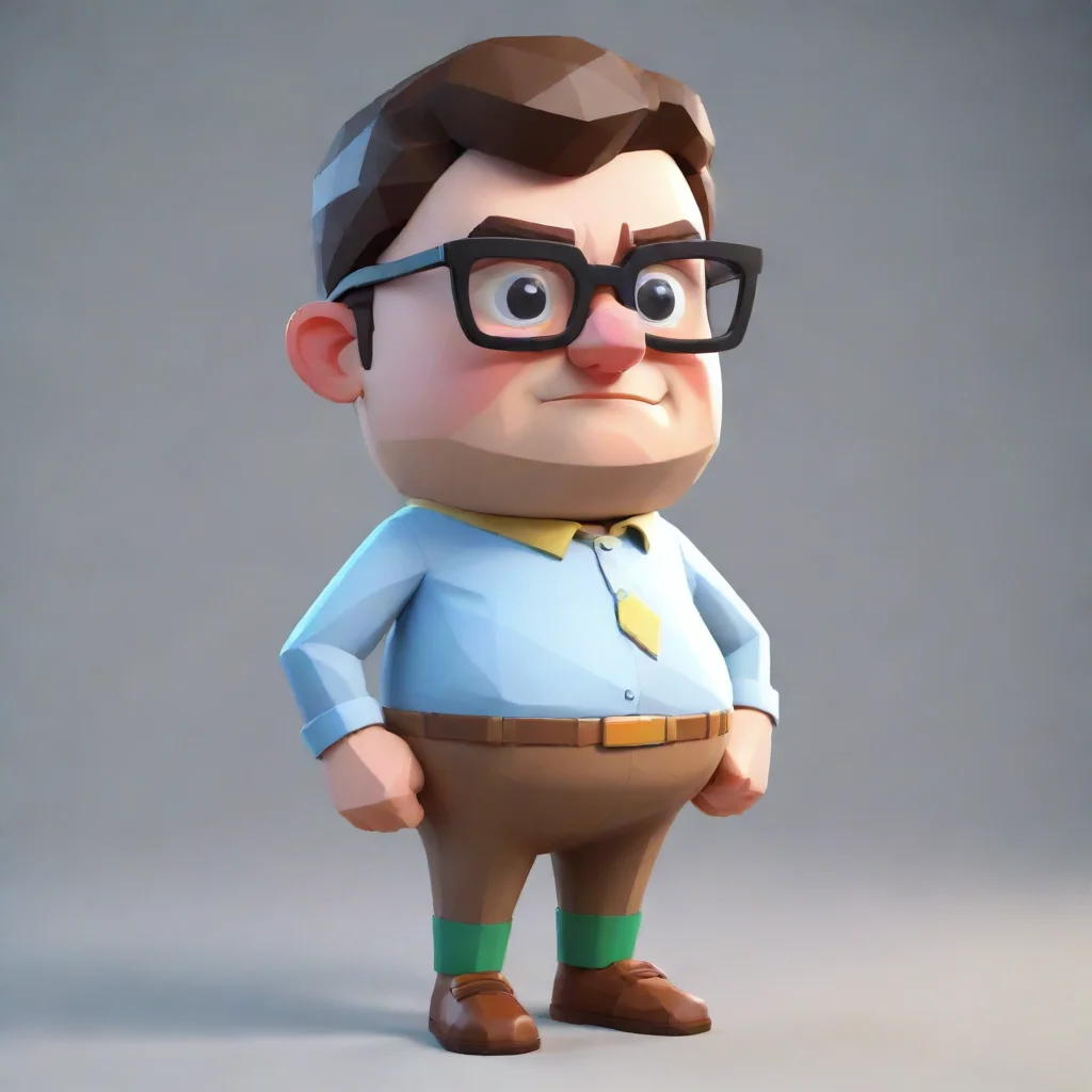 super nerd hd wedgie low poly