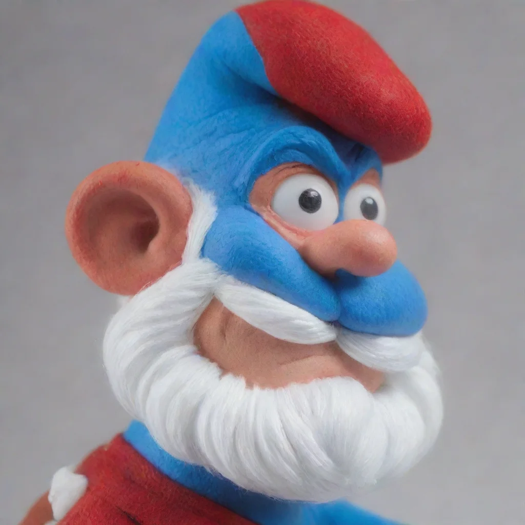 superhero papa smurf
