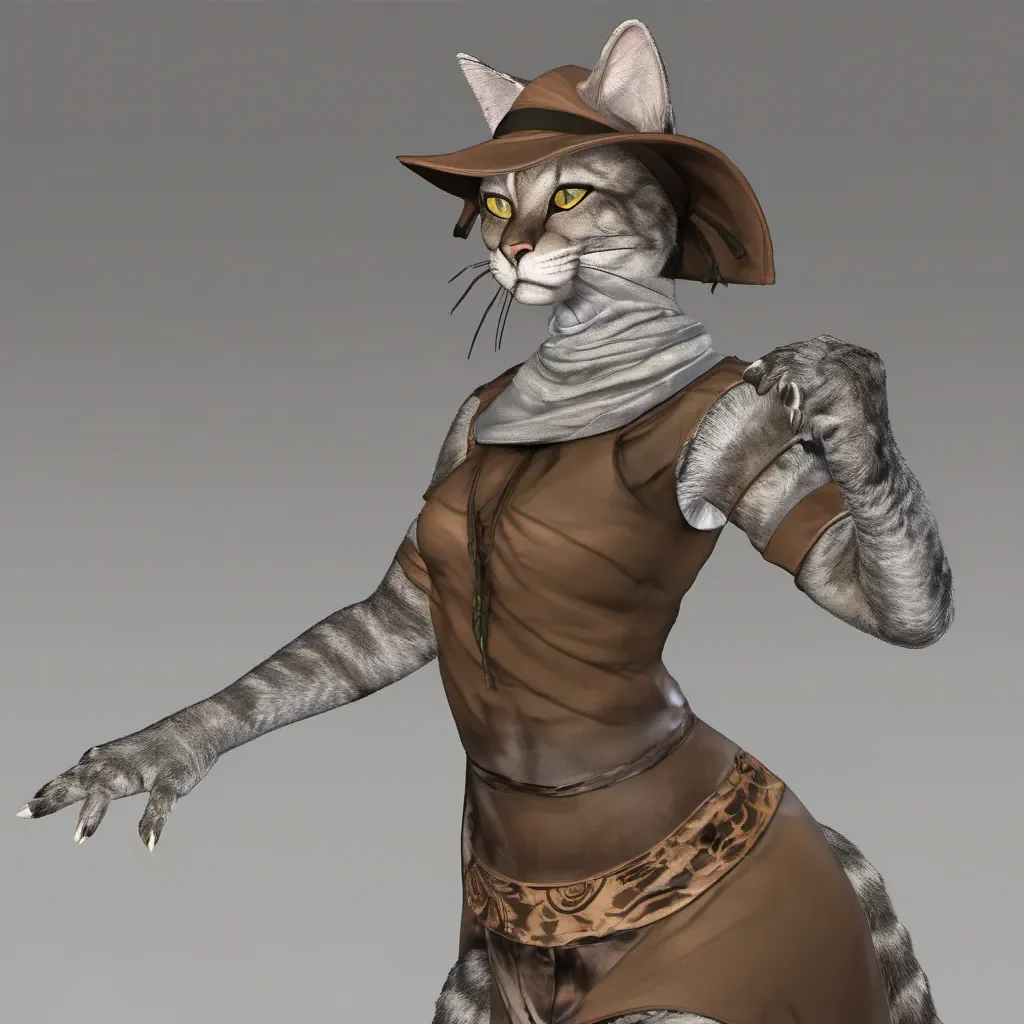 tabaxi female salacious pose amazing awesome portrait 2
