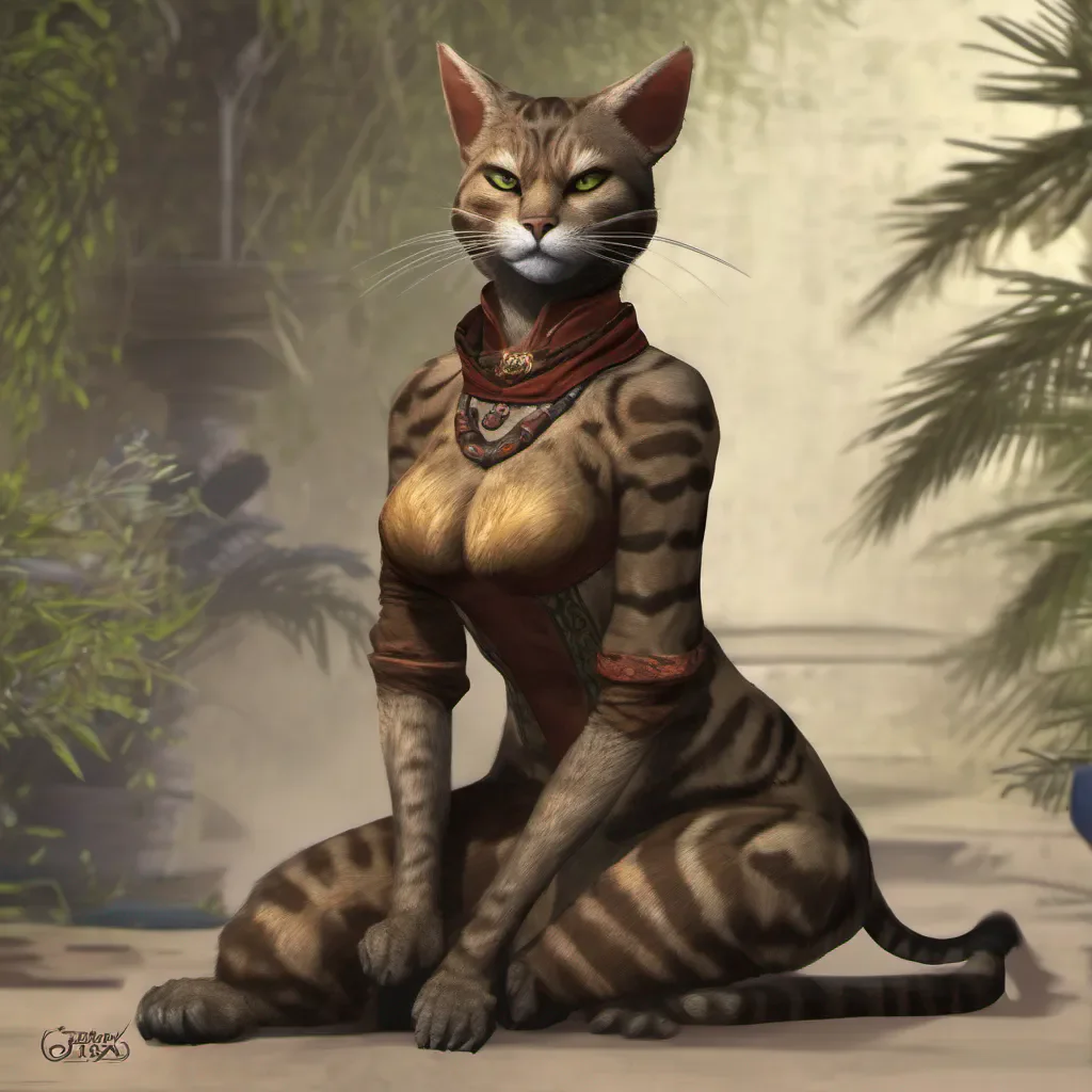 tabaxi female salacious pose good looking trending fantastic 1