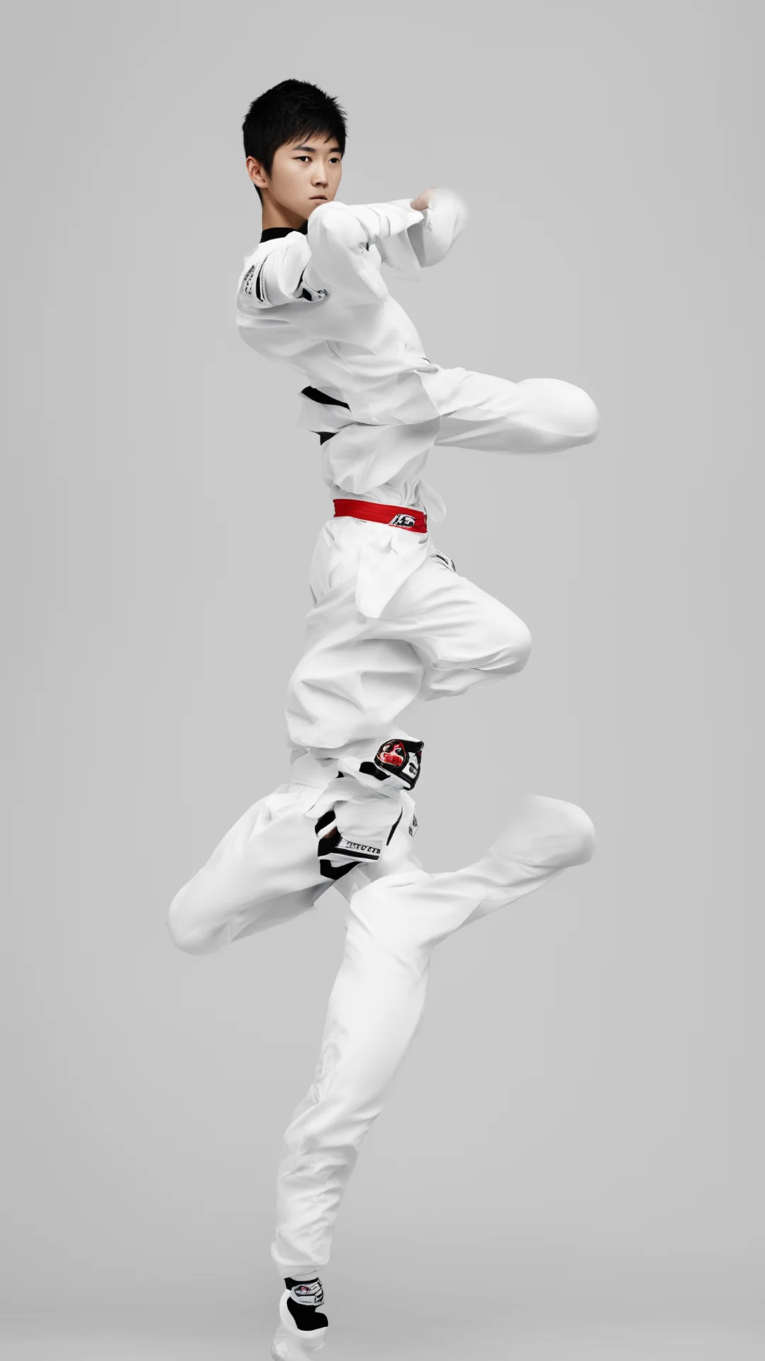 taekwondo confident engaging wow artstation art 3 tall