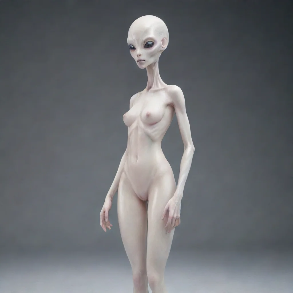 aitall alien pale skin a pose