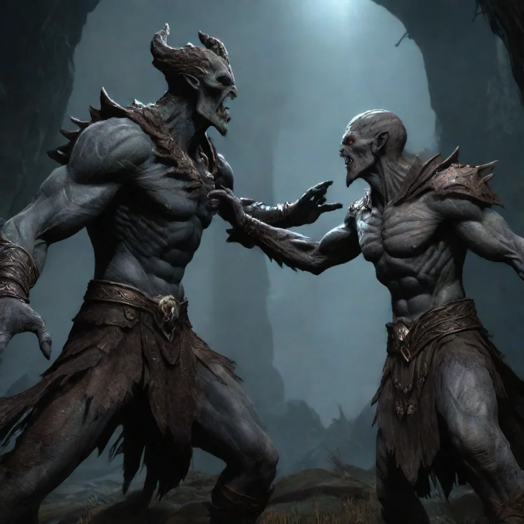 aitalos and molag bal chest bumping