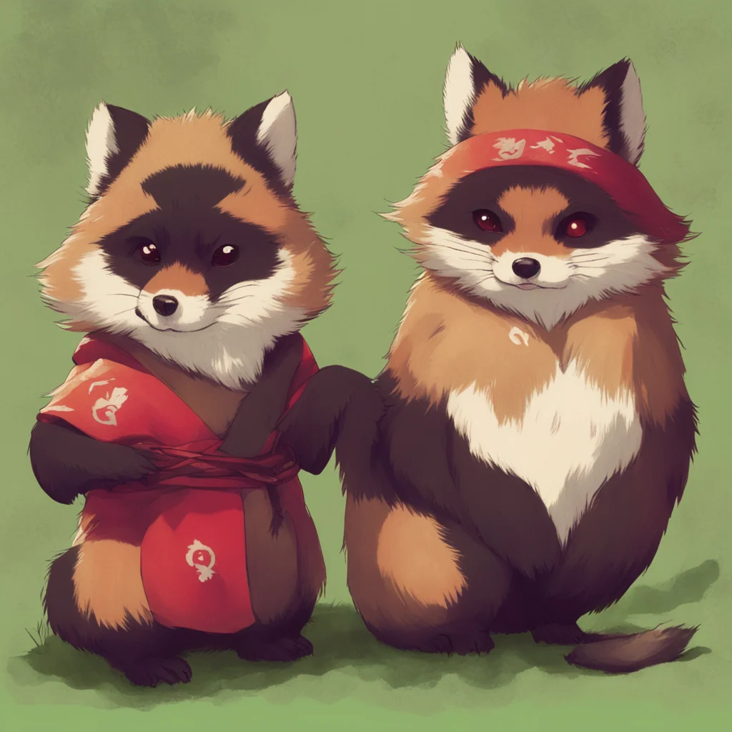 tanuki and kitsune