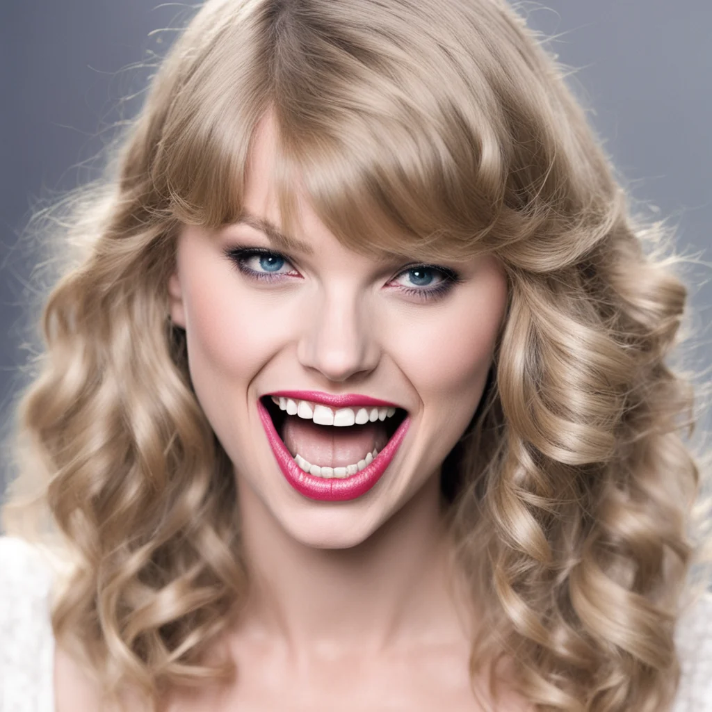 taylor swift with buck teeth confident engaging wow artstation art 3