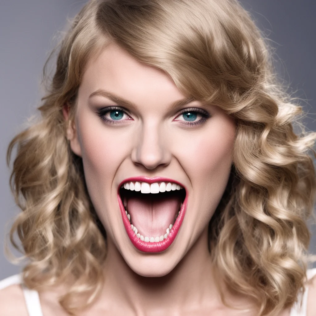 taylor swift with buck teeth