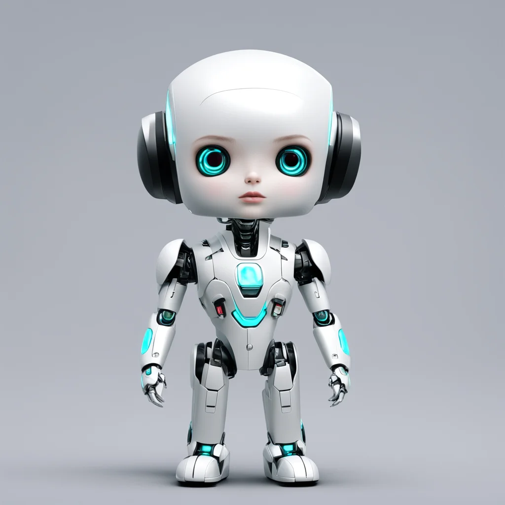 aitesla humanoid robot in cute decorative clothing screen for face outfit trending artstation 