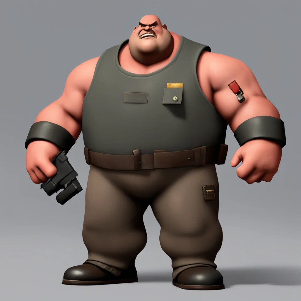 tf2 heavy in bizarre  amazing awesome portrait 2