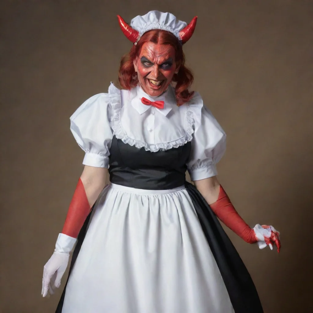 aithe devil dressed as a maid