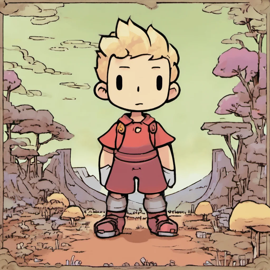 the protagonist of mother 3 confident engaging wow artstation art 3