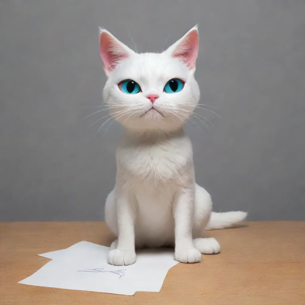 the scratch cat drawning
