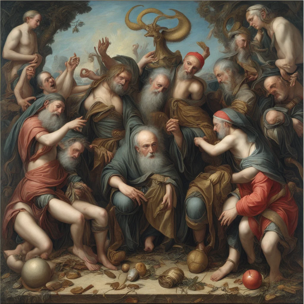 the temptation of saint anthony hyper detailed w 512