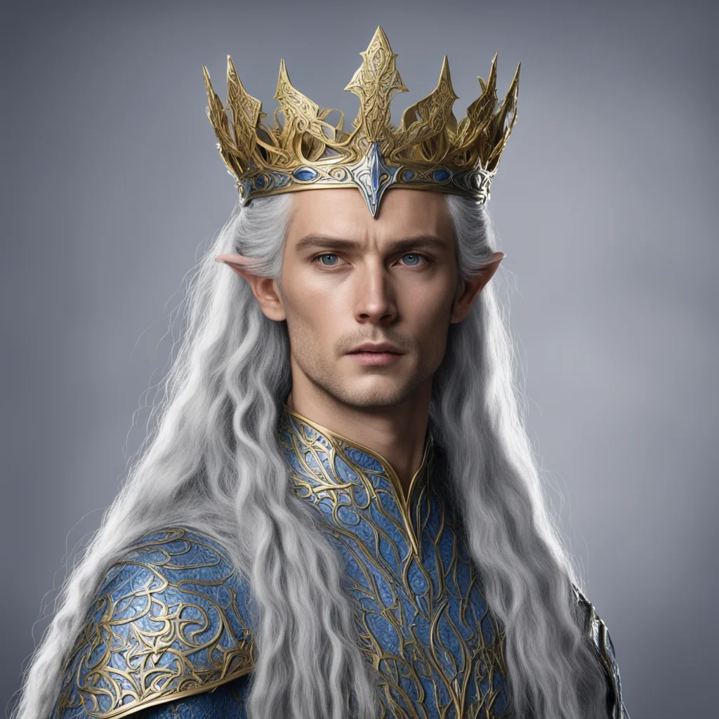 thingol with crown amazing awesome portrait 2