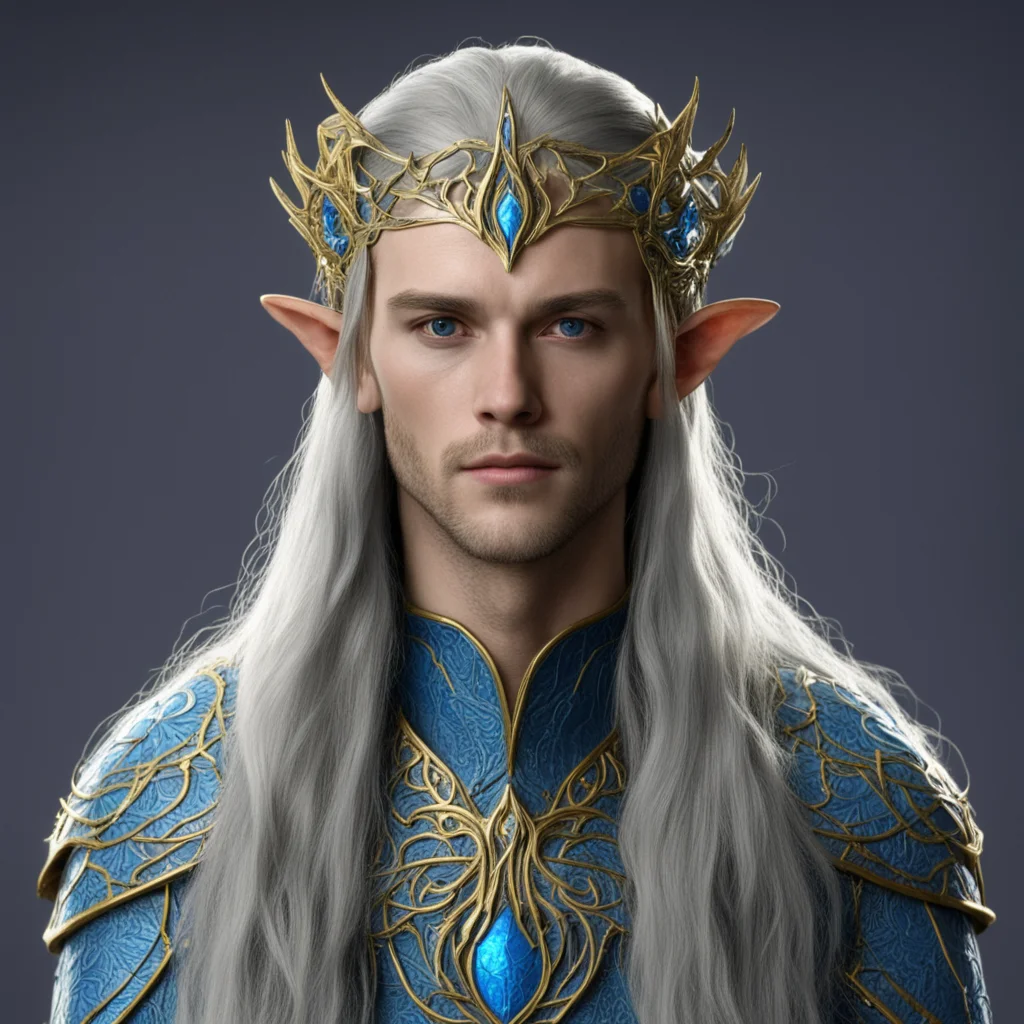 thingol with elvish circlet amazing awesome portrait 2
