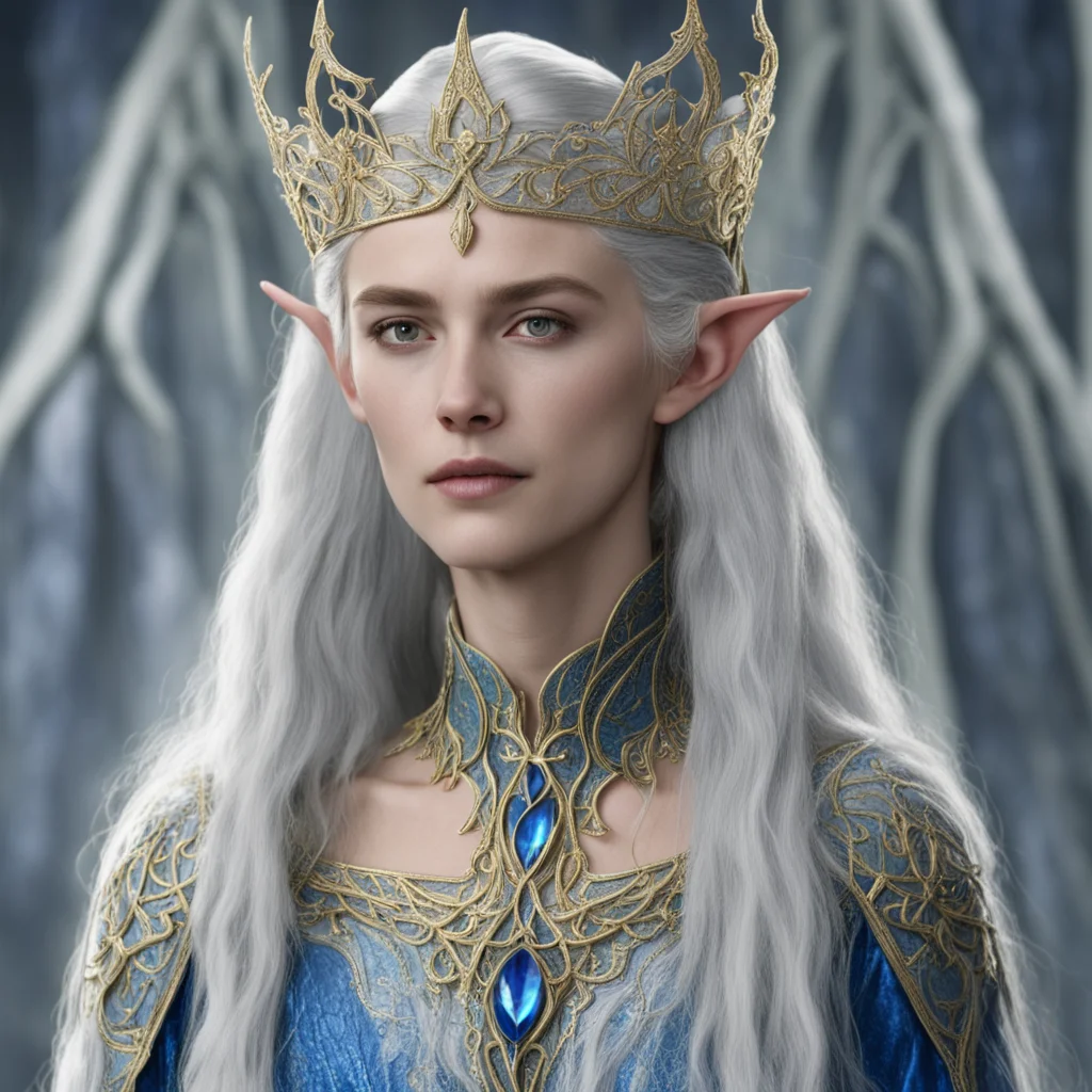 aithingol with elvish tiara confident engaging wow artstation art 3