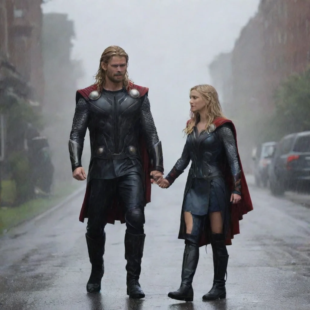 thor couple rain 