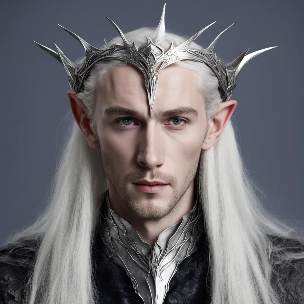 aithranduil silver circlet amazing awesome portrait 2