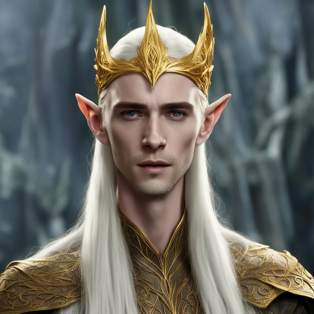aithranduil wearing golden wood elf circlet