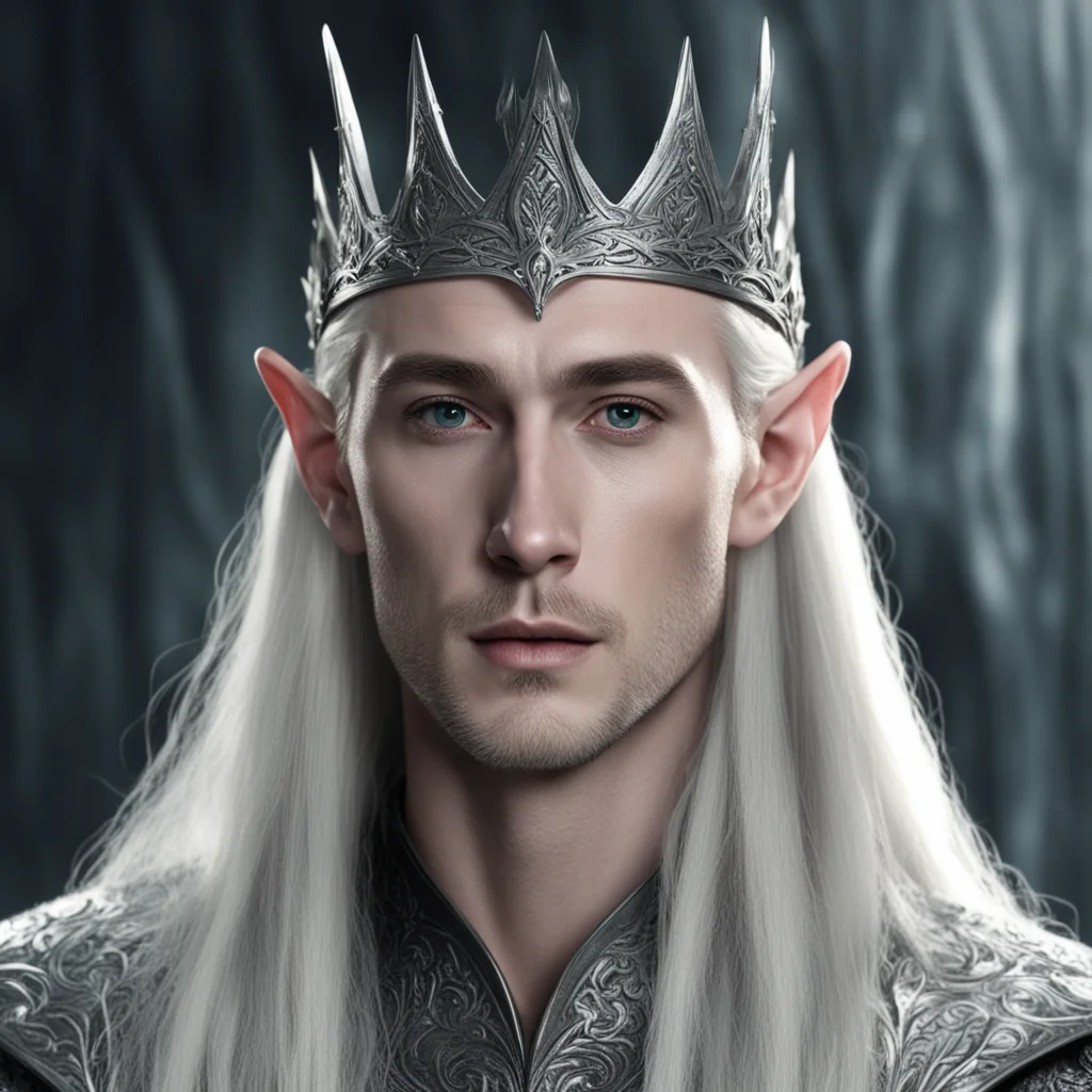 thranduil with silver crown good looking trending fantastic 1