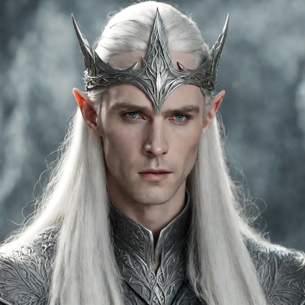 thranduil with silver sindar elven circlet