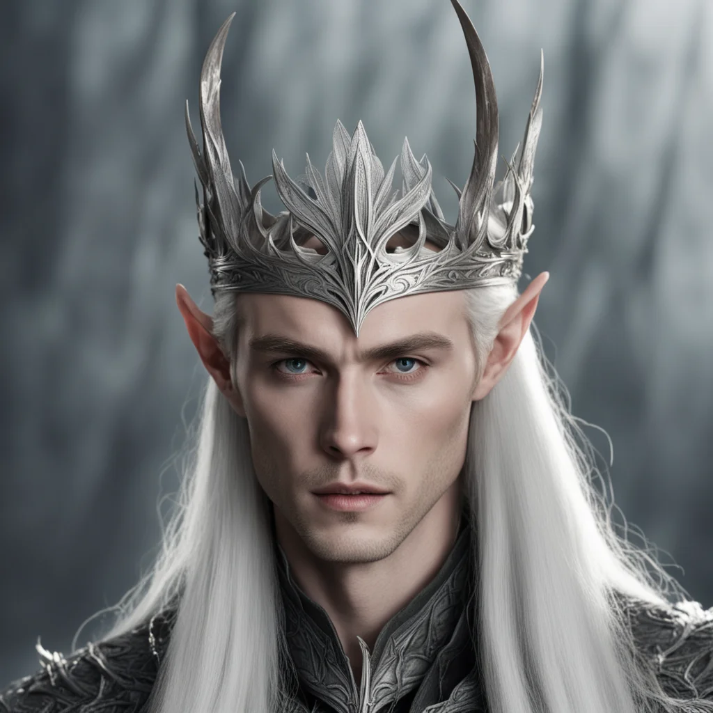 aithranduil with silver wood elf tiara good looking trending fantastic 1