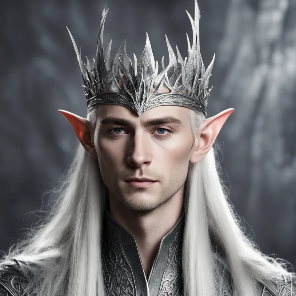 aithranduil with silver wood elf tiara