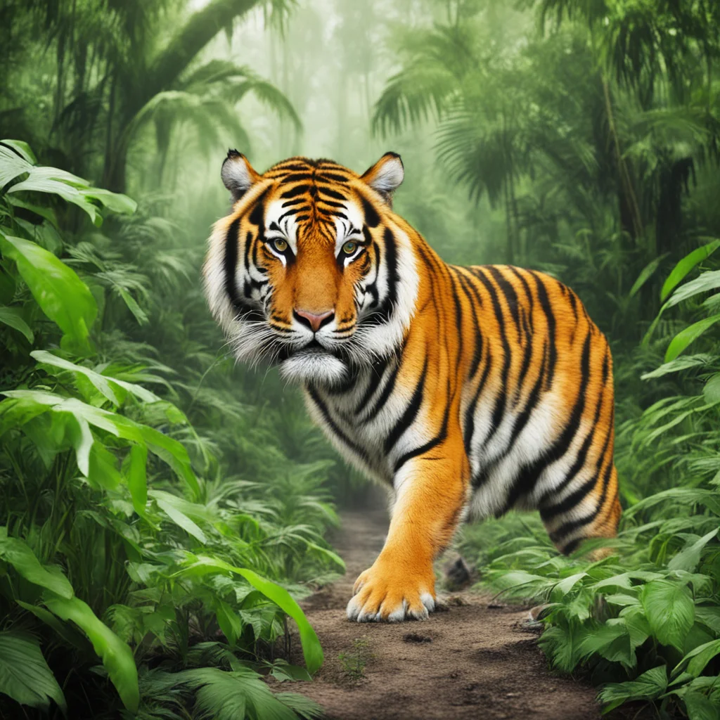tiger in jungle