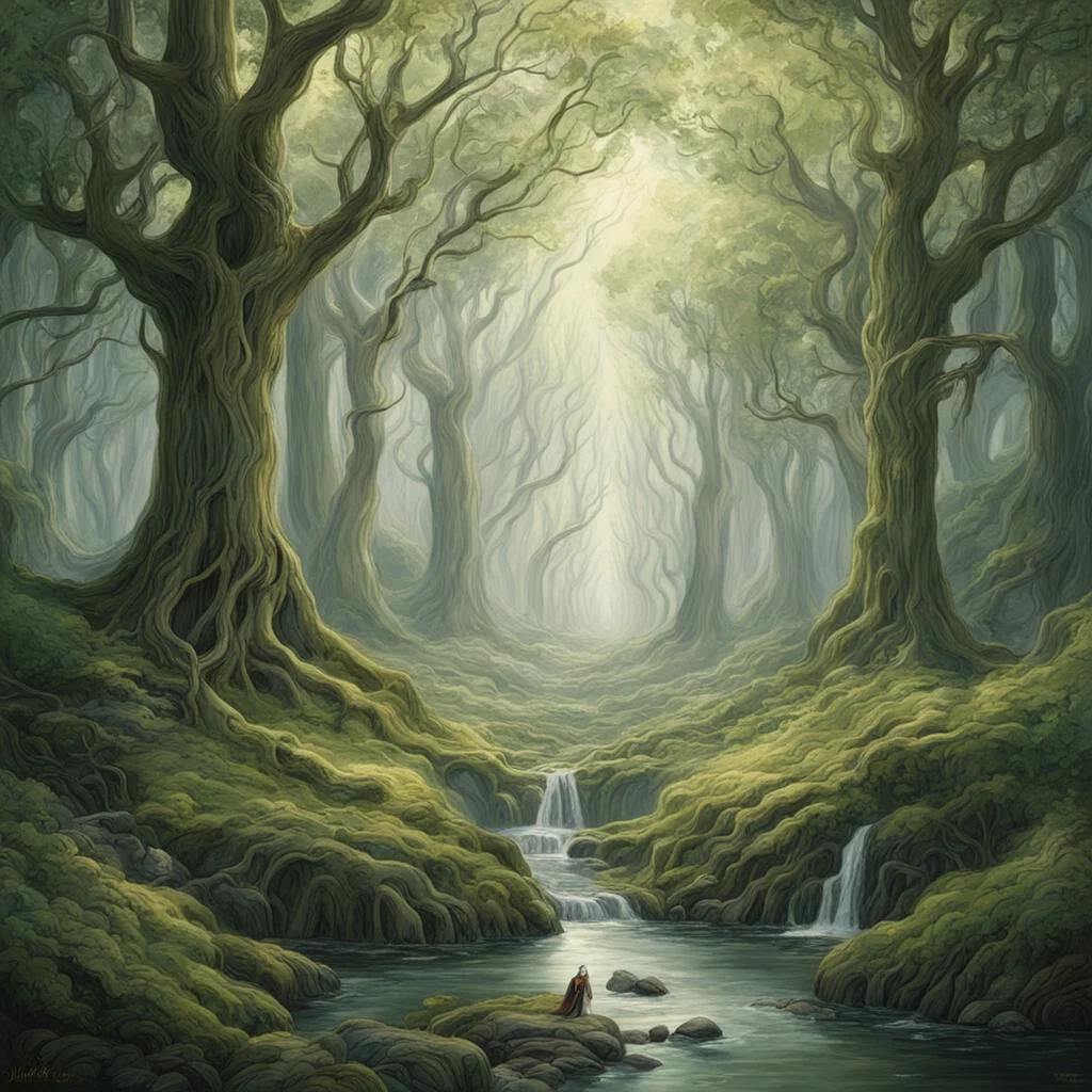 aitolkien lothlorien amazing awesome portrait 2