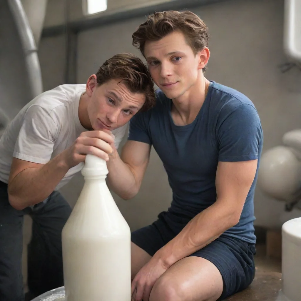 aitom holland getting milked art