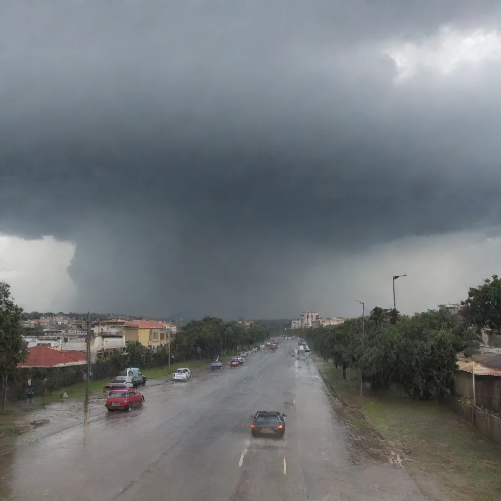 aitormenta arrasando en una ciudad