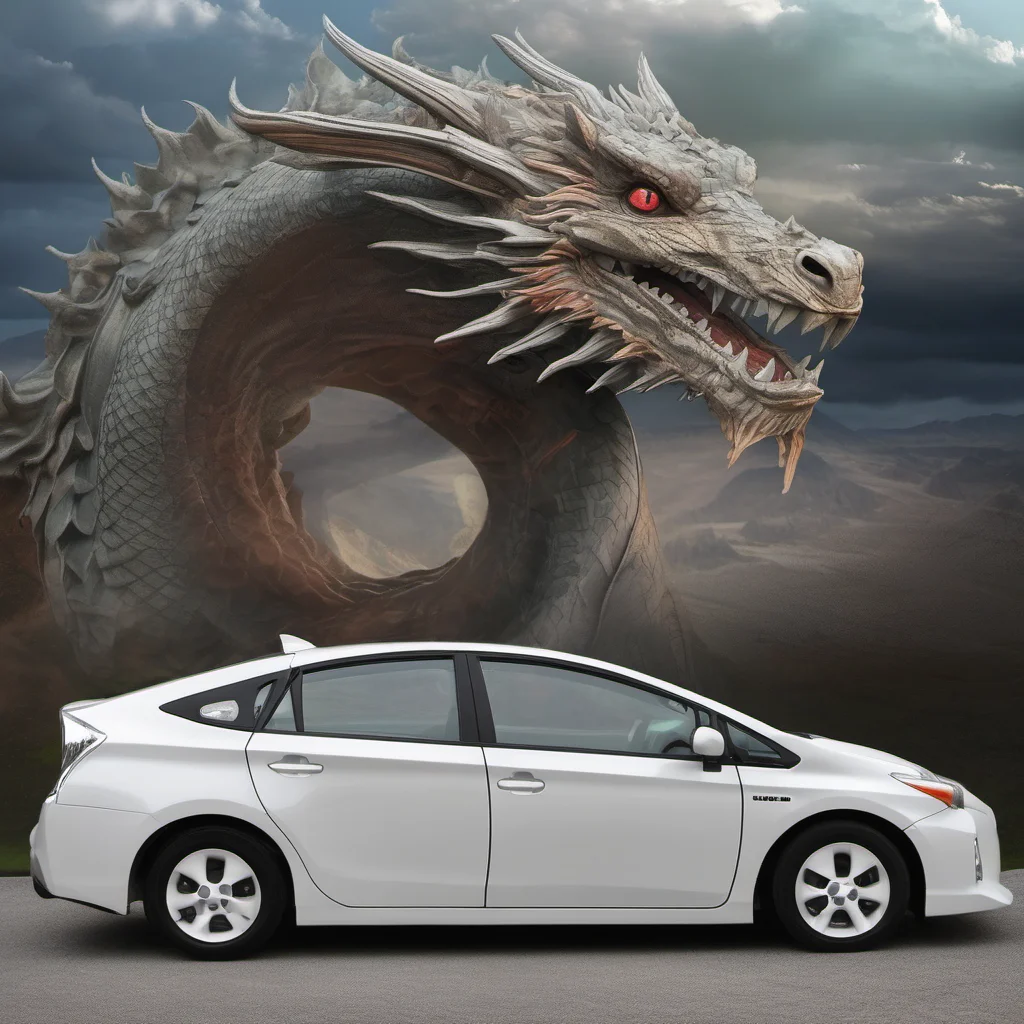 toyota prius as a dragon