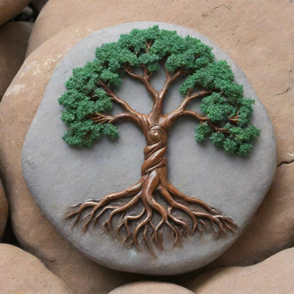 aitree of life on a rock