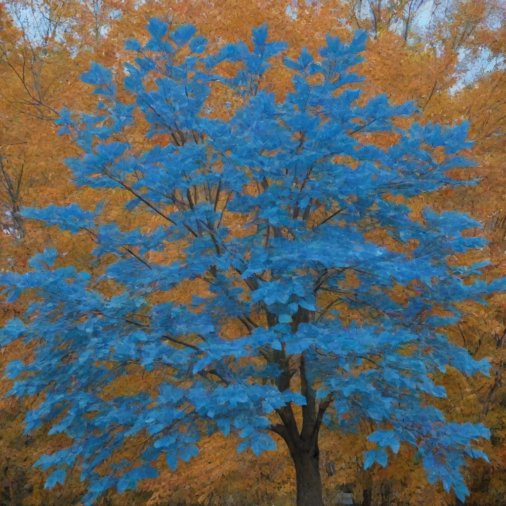 aitree with nlue leaves
