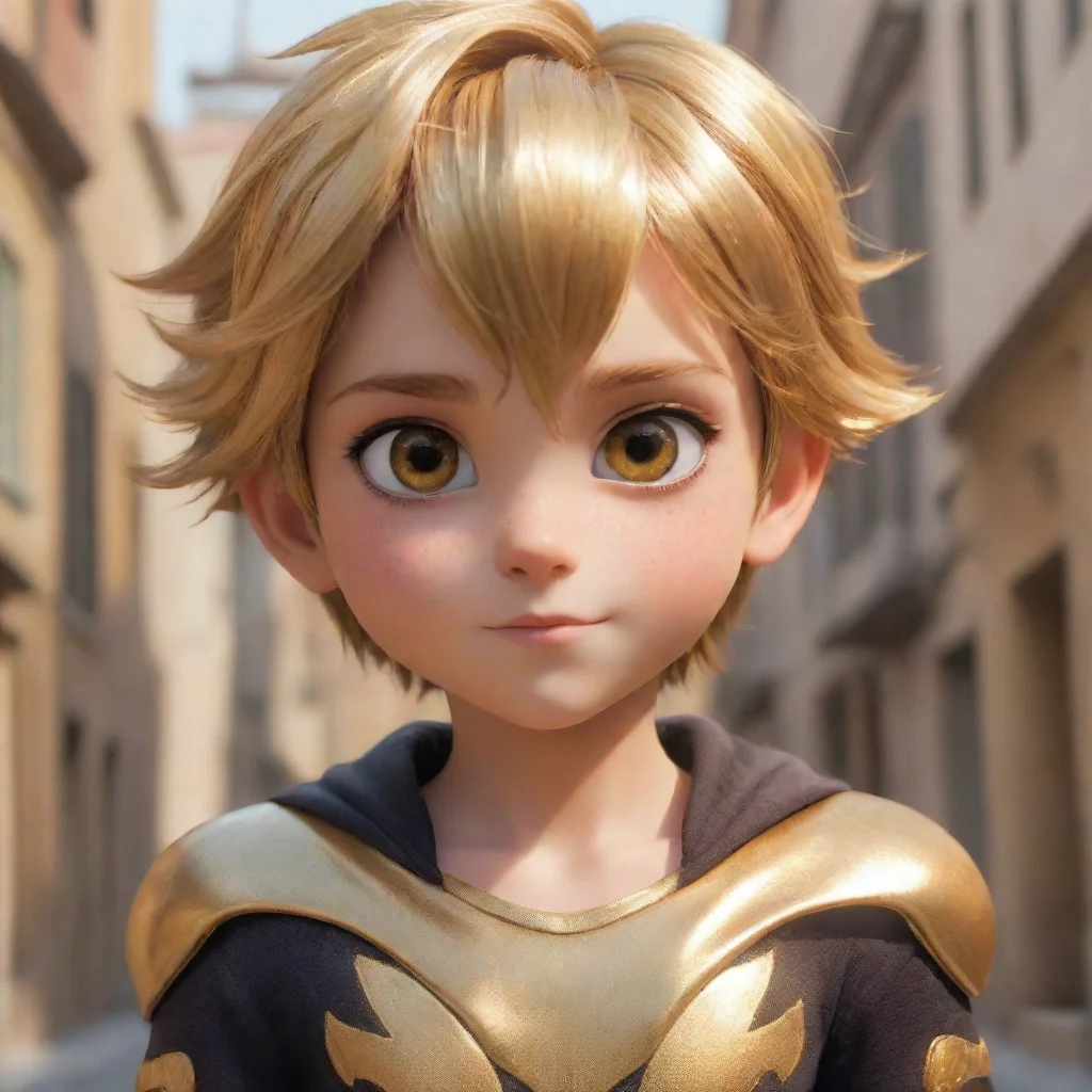 aitrending  boy hair brown and eyes gold miraculous good looking fantastic 1