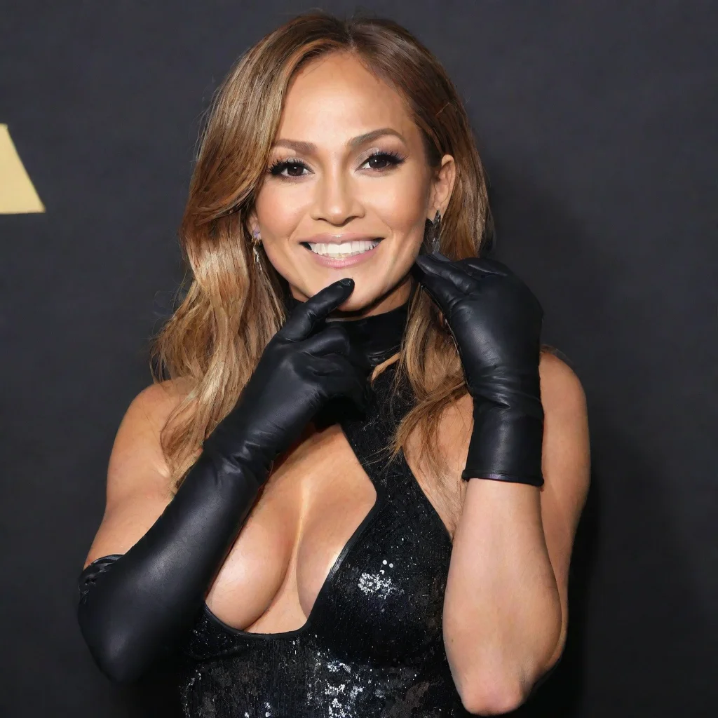 aitrending  jennifer lopez music artist  smiling at the grammys with    black nitrile gloves and gun  hd good looking fantastic 1
