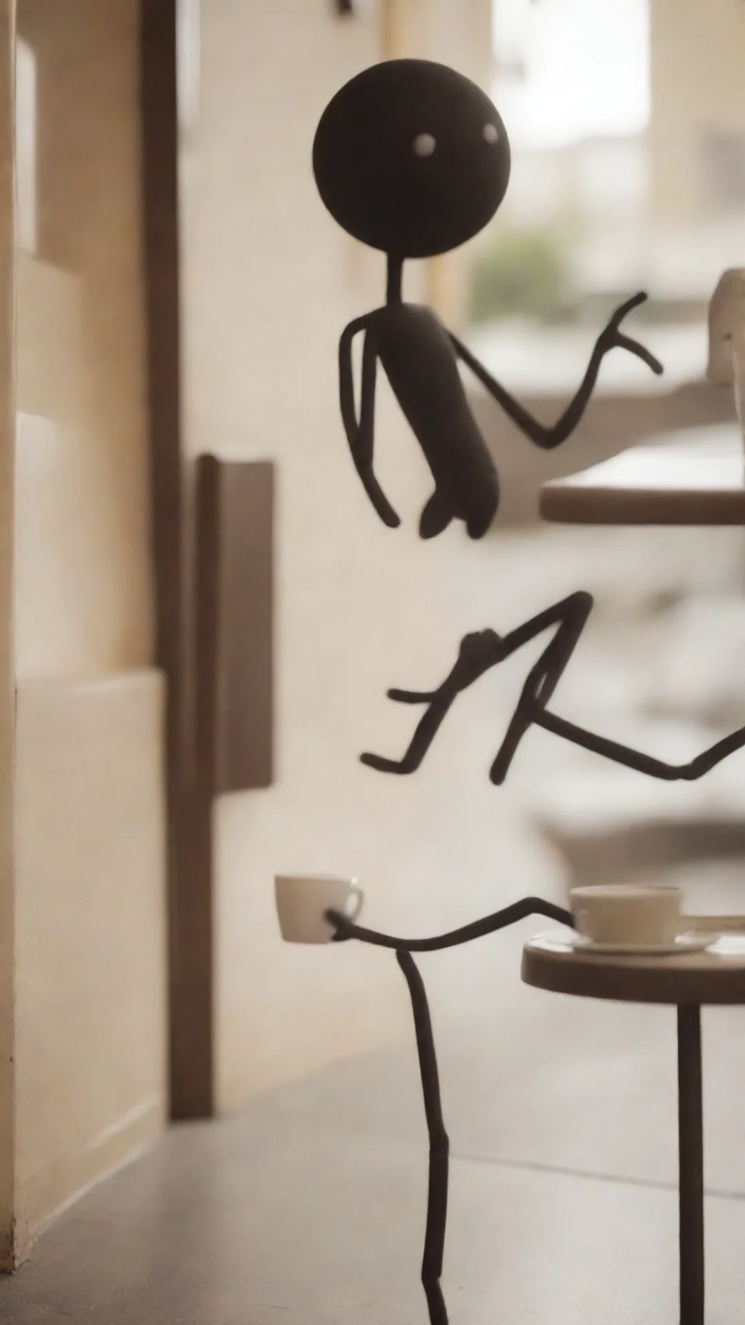 aitrending  stickman tomando cafe good looking fantastic 1 tall