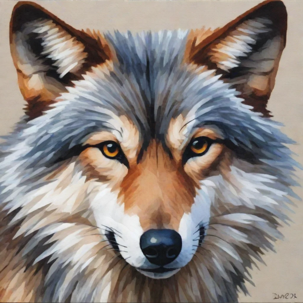 aitrending 2d 30x30 block by block wolf good looking fantastic 1