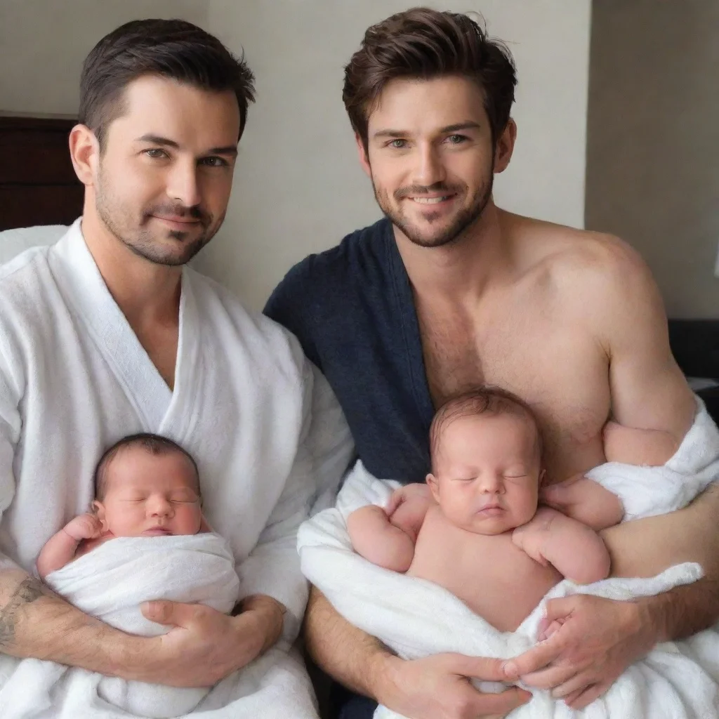 aitrending 5 men with a newborn baby good looking fantastic 1