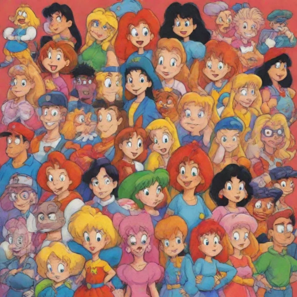 aitrending 90s cartoon characters good looking fantastic 1