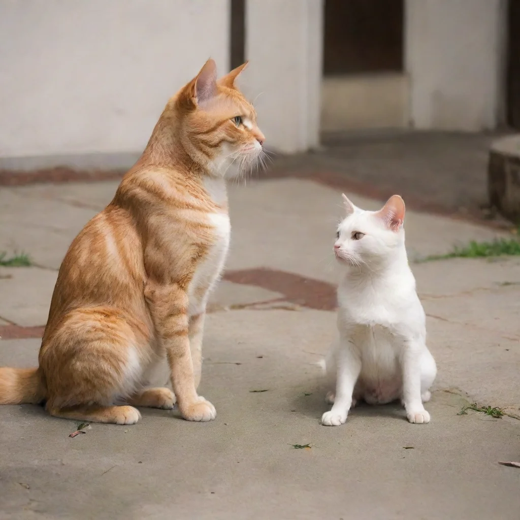 aitrending a  cat and a dog as enemy good looking fantastic 1