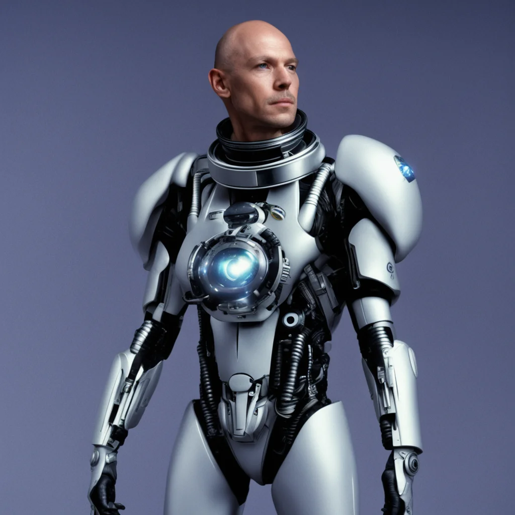 aitrending a cyborg wizard wearing an astronaut spacesuit 1998 star trek borg good looking fantastic 1