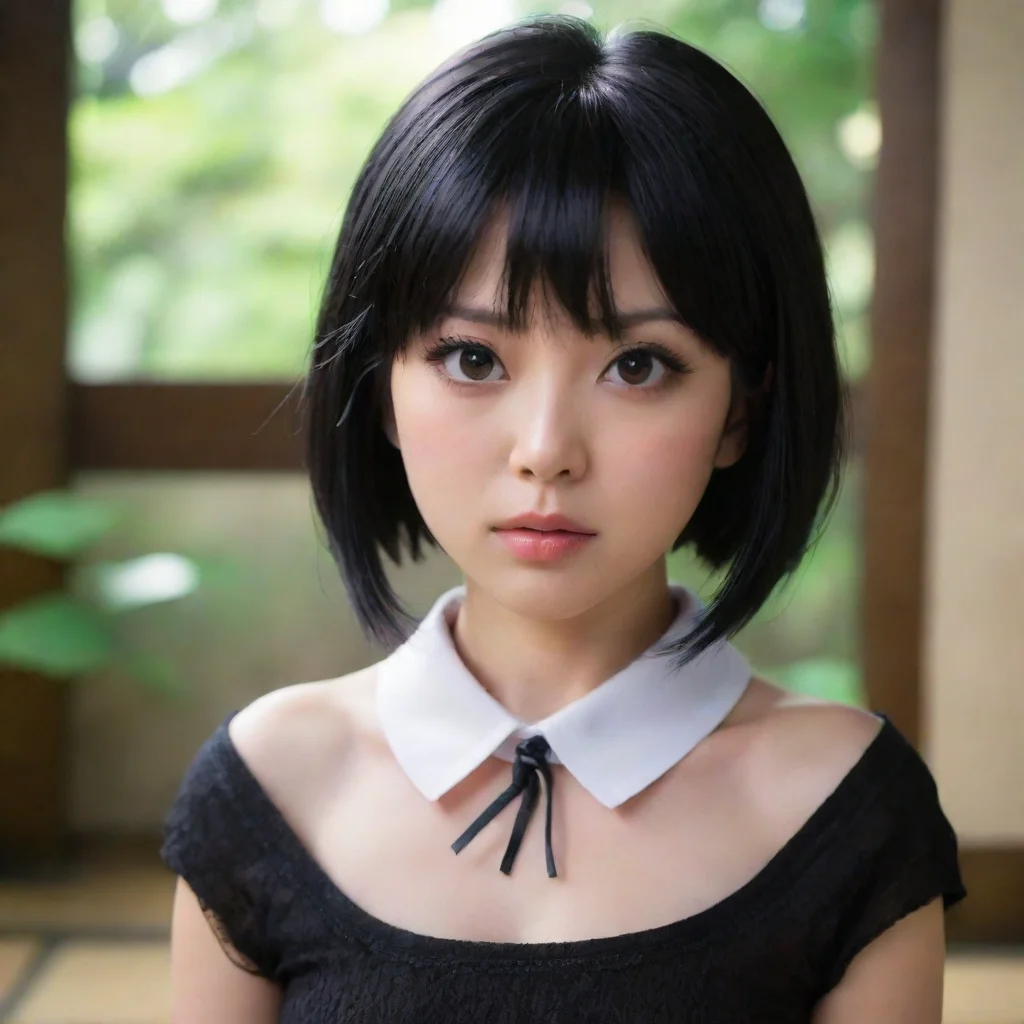 aitrending a ethereal japanese female slave  collared black hair hd  good looking fantastic 1
