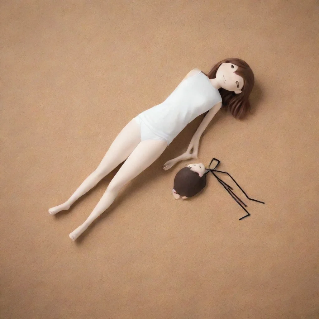 aitrending a girl laying upon a boy stickman image good looking fantastic 1